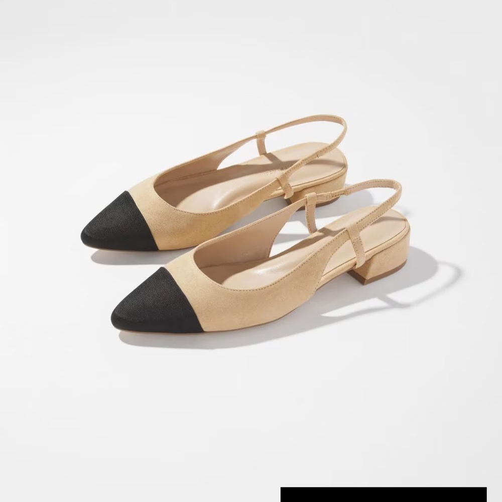 Faux Suede Heeled Slingback